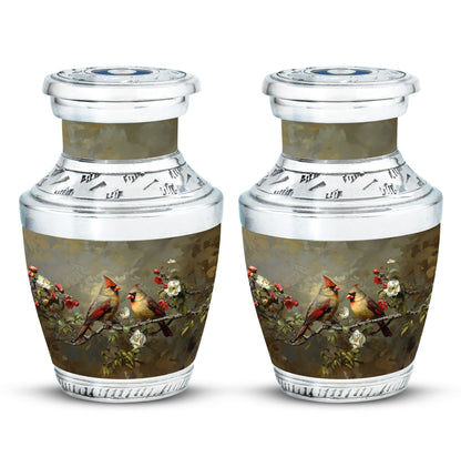 Cardinal Bird Theme 3 Inch Keepsake Pack of 2