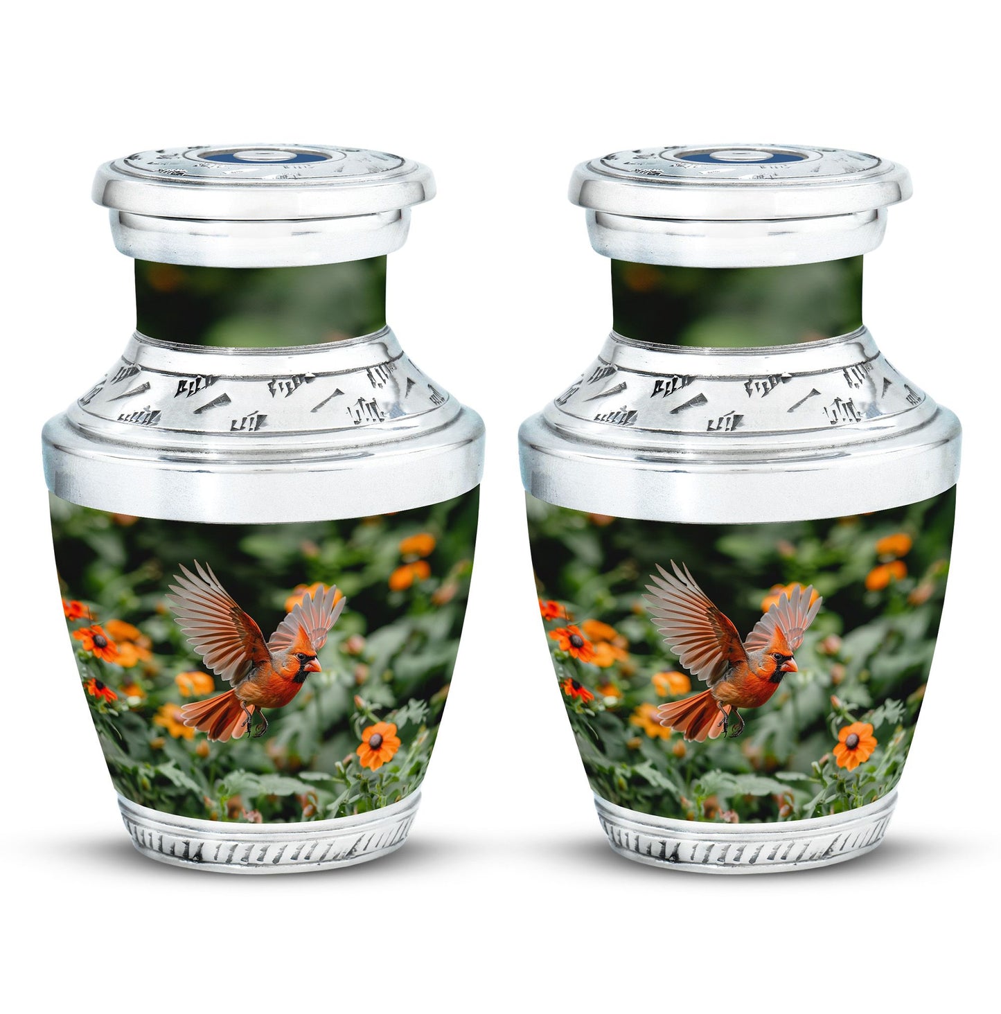 Cardinal Bird Theme 3 Inch Keepsake Pack of 2