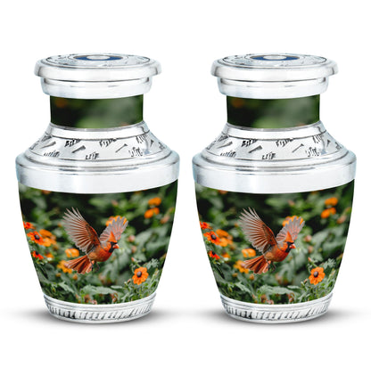 Cardinal Bird Theme 3 Inch Keepsake Pack of 2