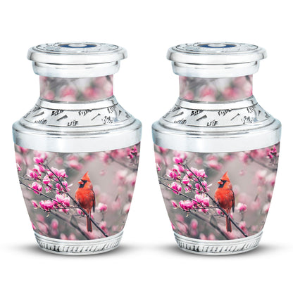 Cardinal Bird Theme 3 Inch Keepsake Pack of 2