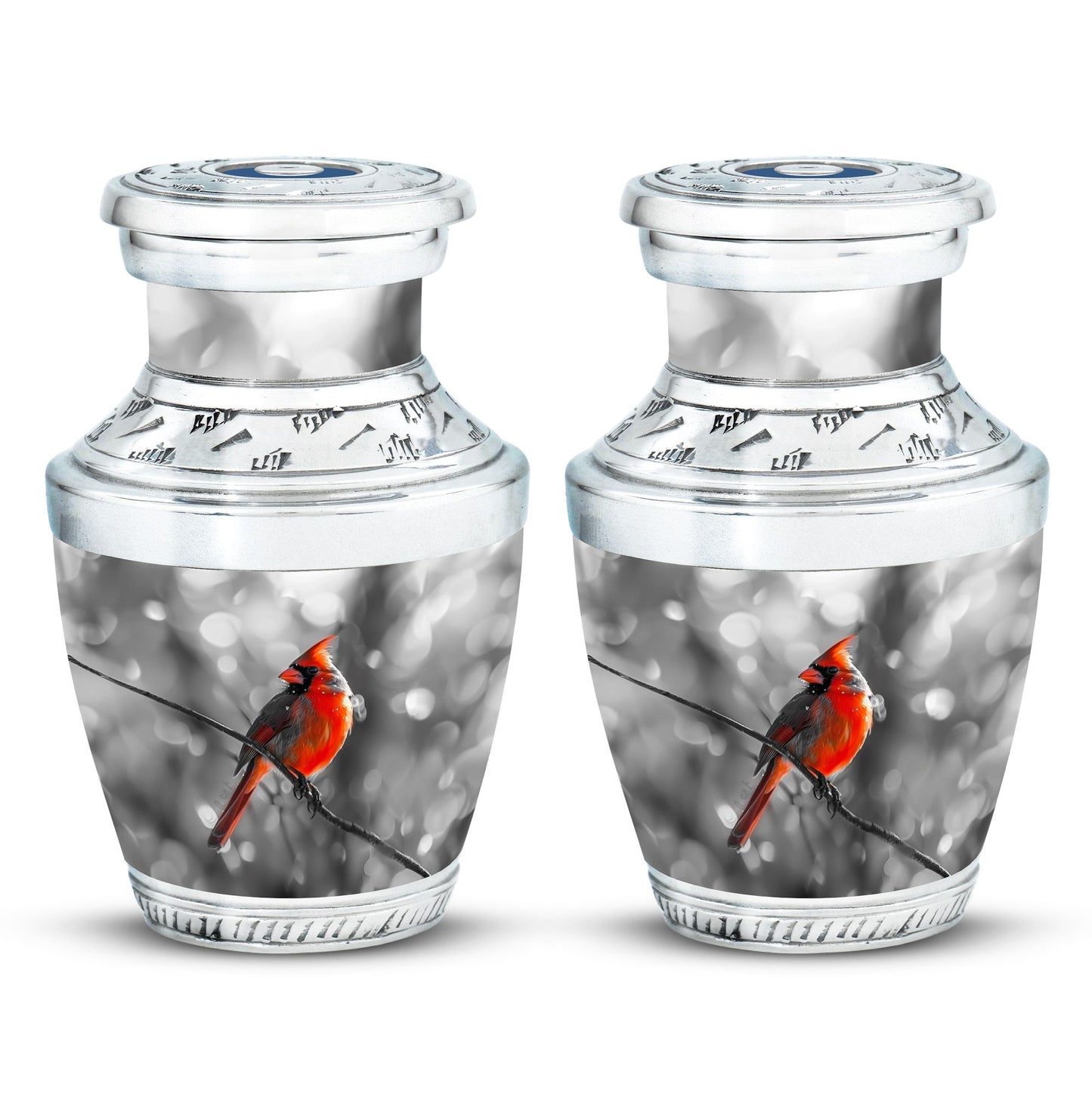 Cardinal Bird Theme 3 Inch Keepsake Pack of 2