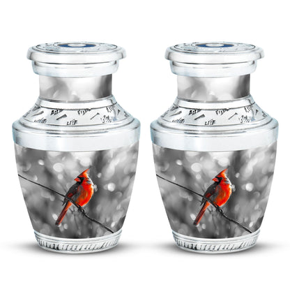 Cardinal Bird Theme 3 Inch Keepsake Pack of 2