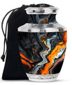 Abstract Theme Large Urn 10 Inch