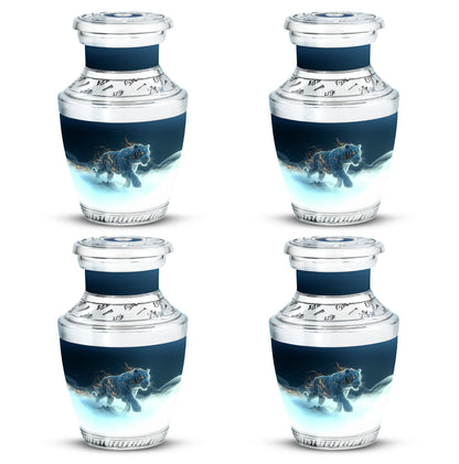 Tiger Theme 3 Inch Keepsake Pack of 4