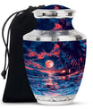Night Beach Theme Large Urn 10 Inch