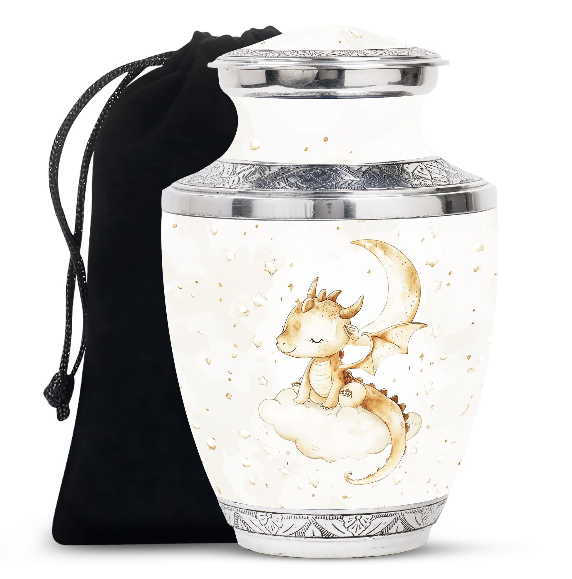 Dragons Theme Large Urn 10 Inch
