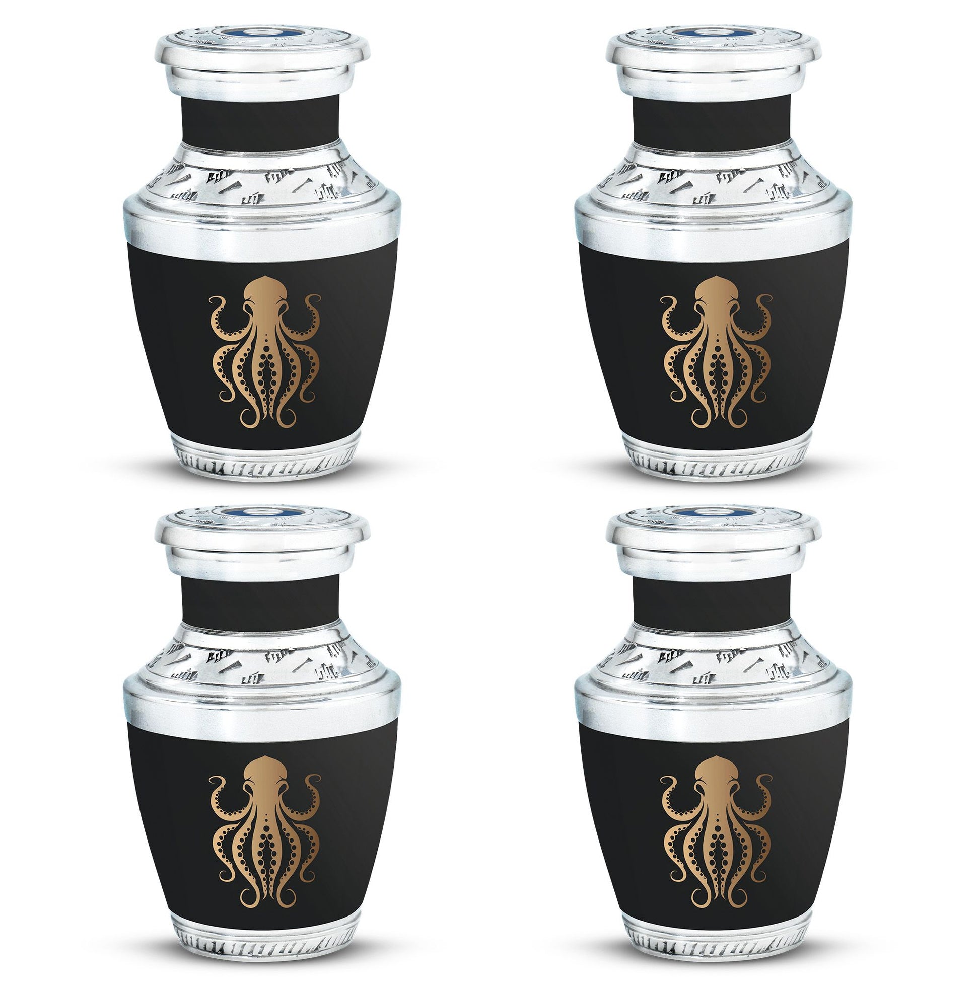 Octopus Theme 3 Inch Keepsake Pack of 4