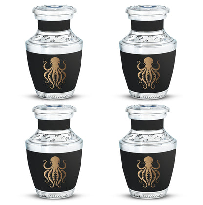 Octopus Theme 3 Inch Keepsake Pack of 4