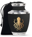 Octopus Theme Large Urn 10 Inch