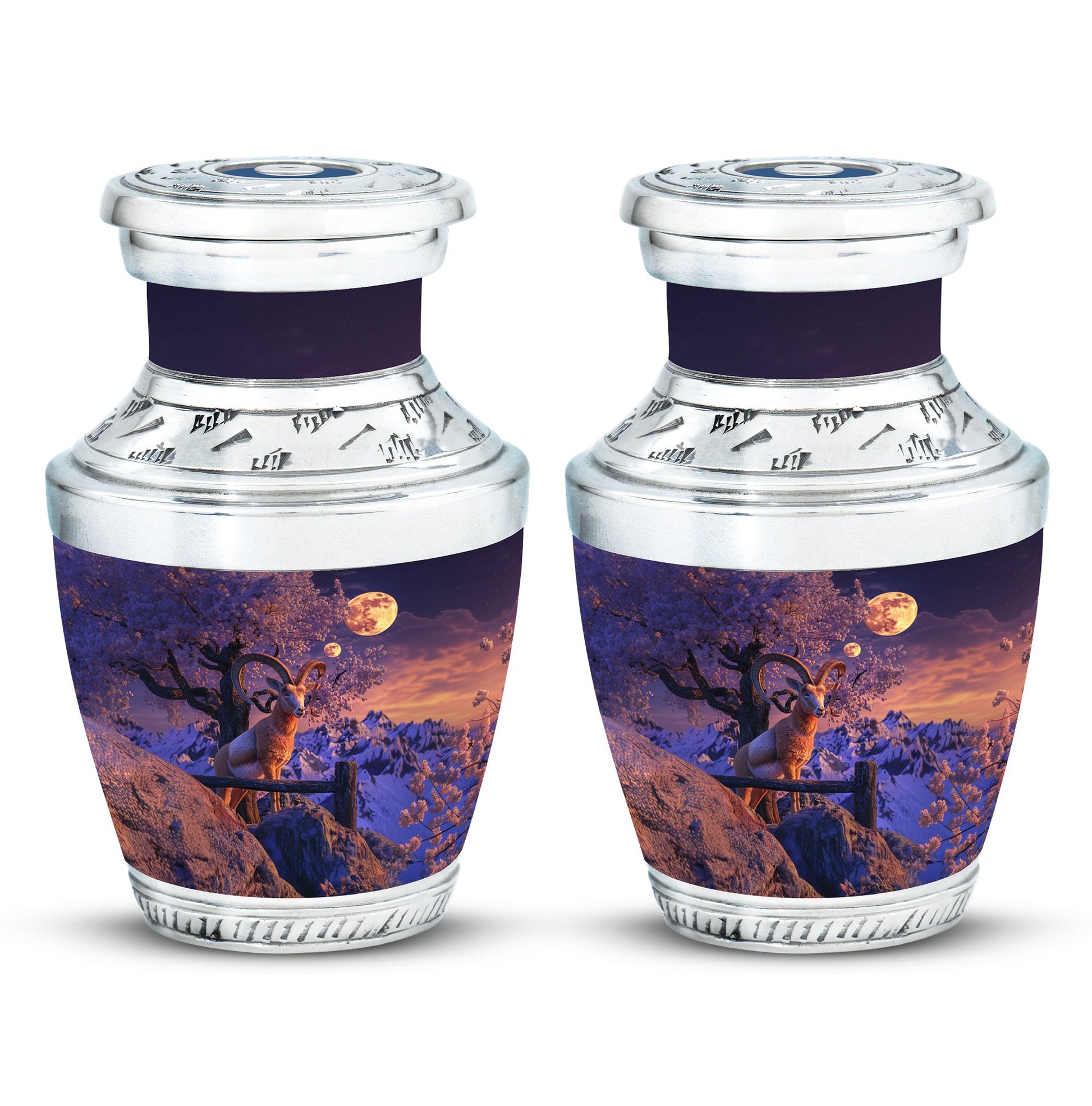 Goat Theme 3 Inch Keepsake Pack of 2