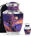 Goat Theme Large Urn With 1 Keepsake Urn