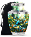 Butterfly Theme Large Urn 10 Inch