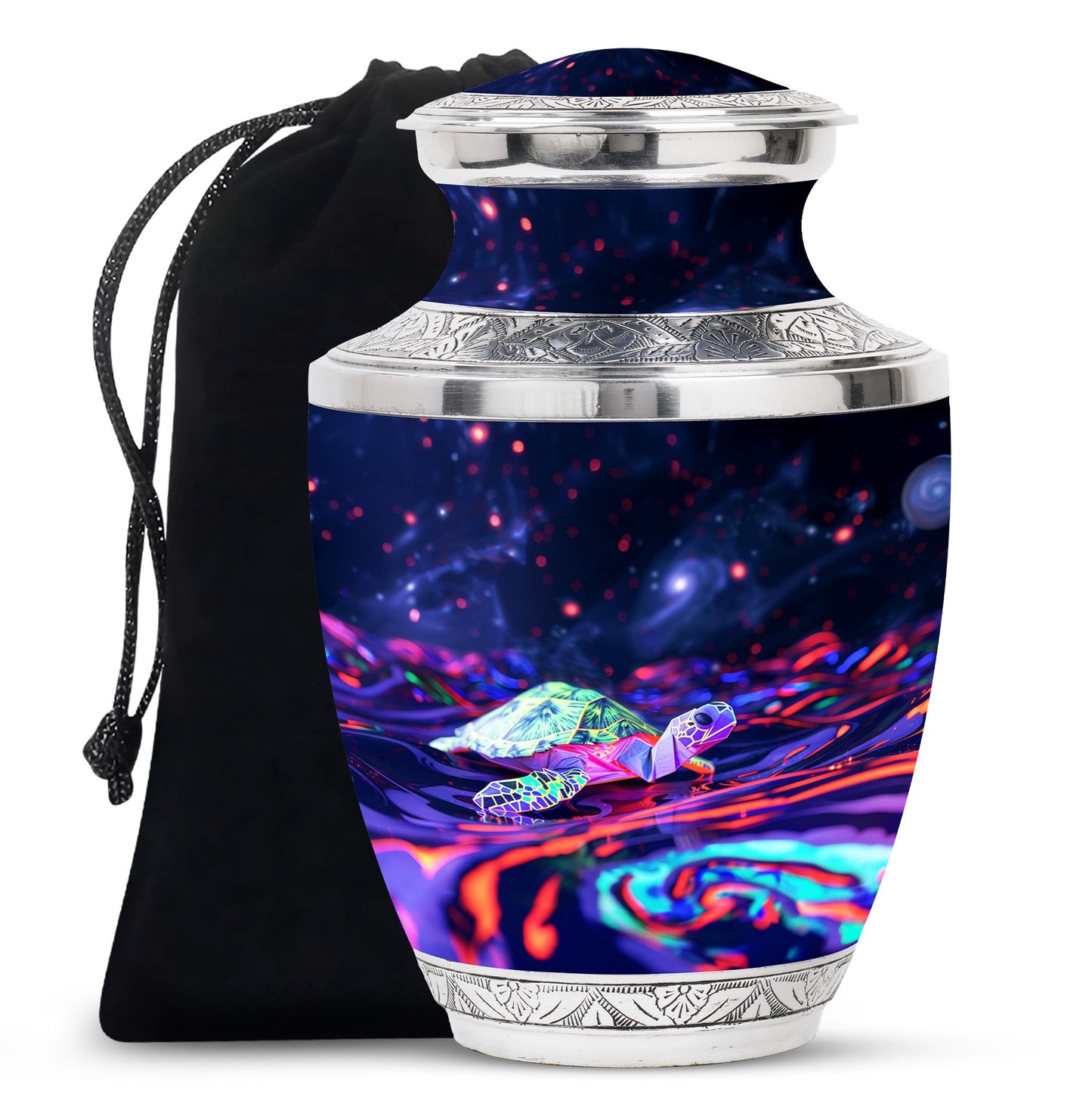 Turtle Theme Large Urn 10 Inch