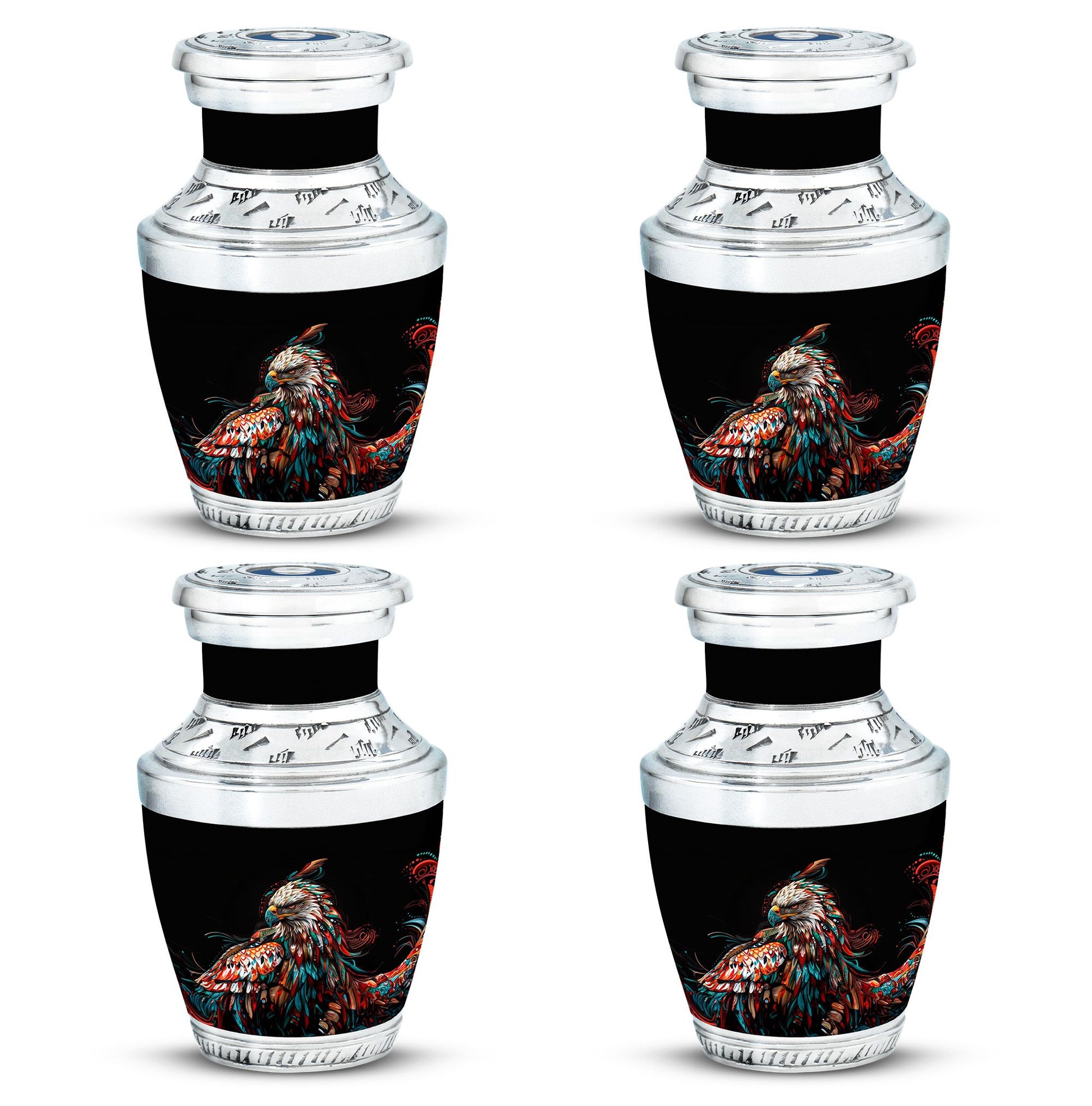 Eagle Theme 3 Inch Keepsake Pack of 4