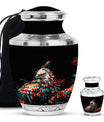 Eagle Theme Large Urn With 1 Keepsake Urn