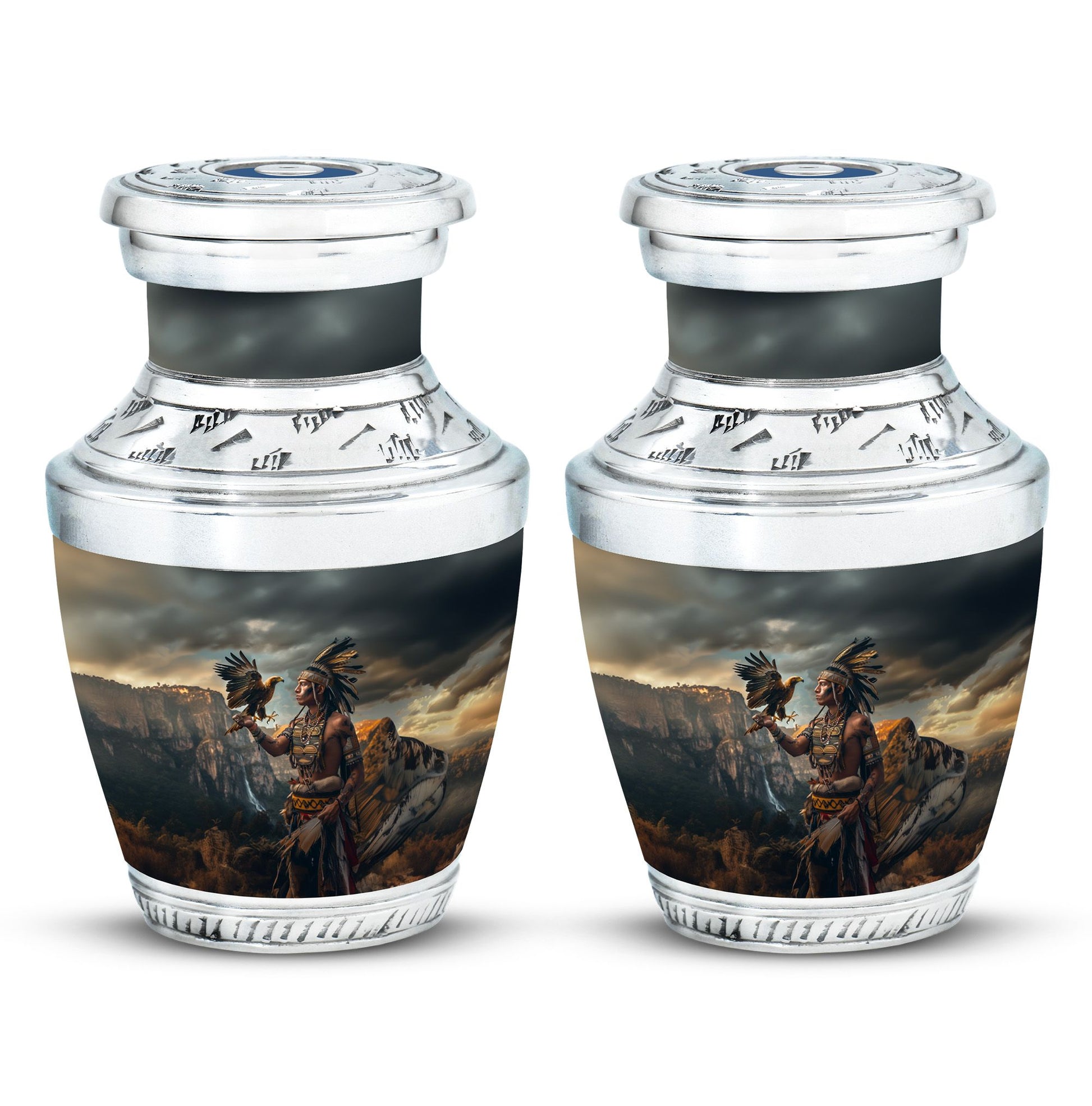 Tribe Man Theme 3 Inch Keepsake Pack of 2