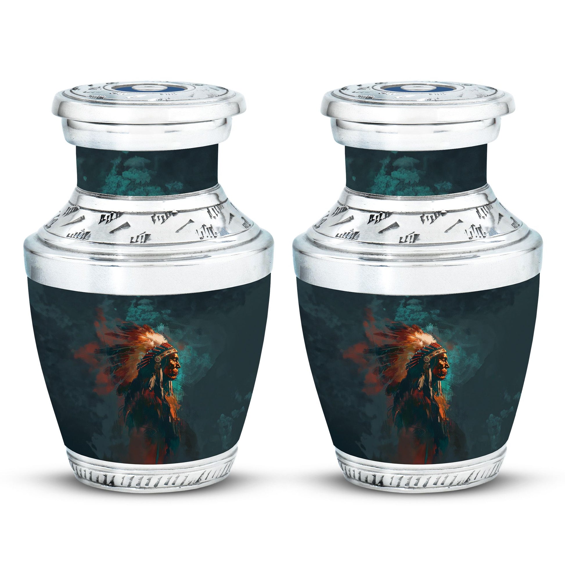 Tribe Man Theme 3 Inch Keepsake Pack of 2