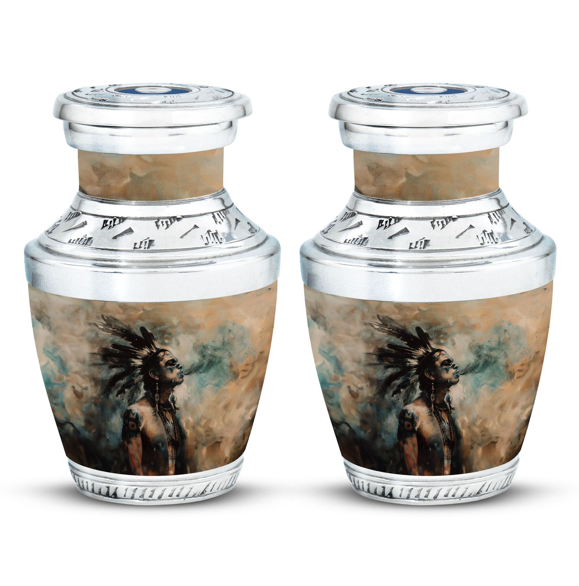 Tribe Man Theme 3 Inch Keepsake Pack of 2