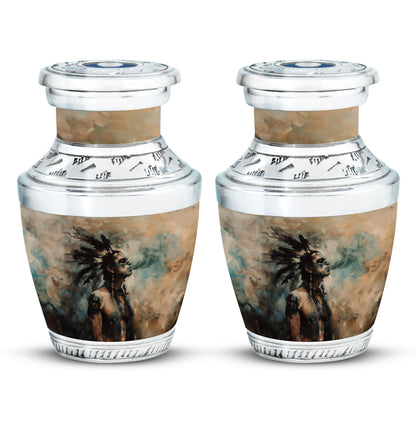 Tribe Man Theme 3 Inch Keepsake Pack of 2