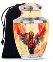 Tribe Man Theme Large Urn 10 Inch