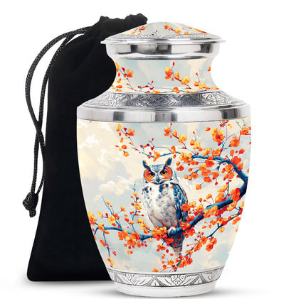 Owl Theme Large Urn 10 Inch