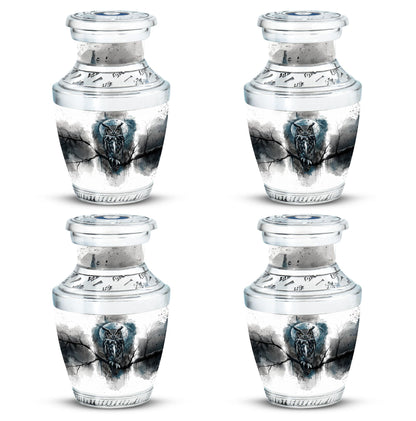 Owl Theme 3 Inch Keepsake Pack of 4