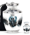 Owl Theme Large Urn With 1 Keepsake Urn