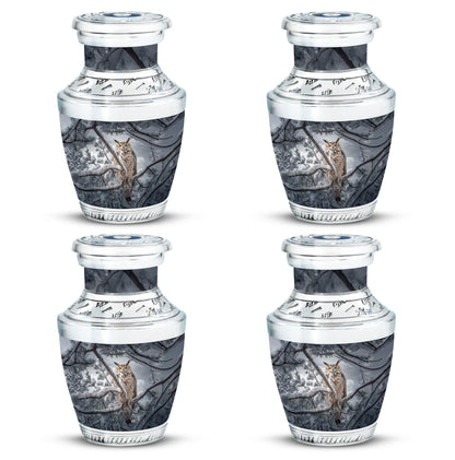Owl Theme 3 Inch Keepsake Pack of 4