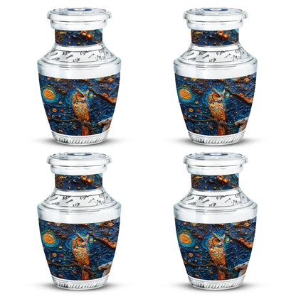 Owl Theme 3 Inch Keepsake Pack of 4