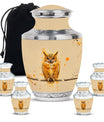 Owl Theme Large Urn With 4 Keepsake Urn