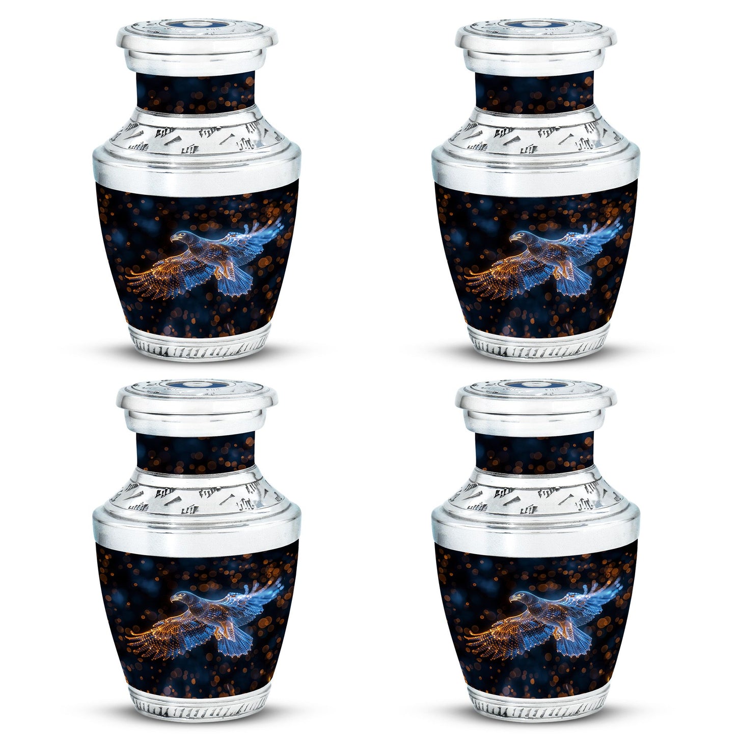 Eagle Theme 3 Inch Keepsake Pack of 4