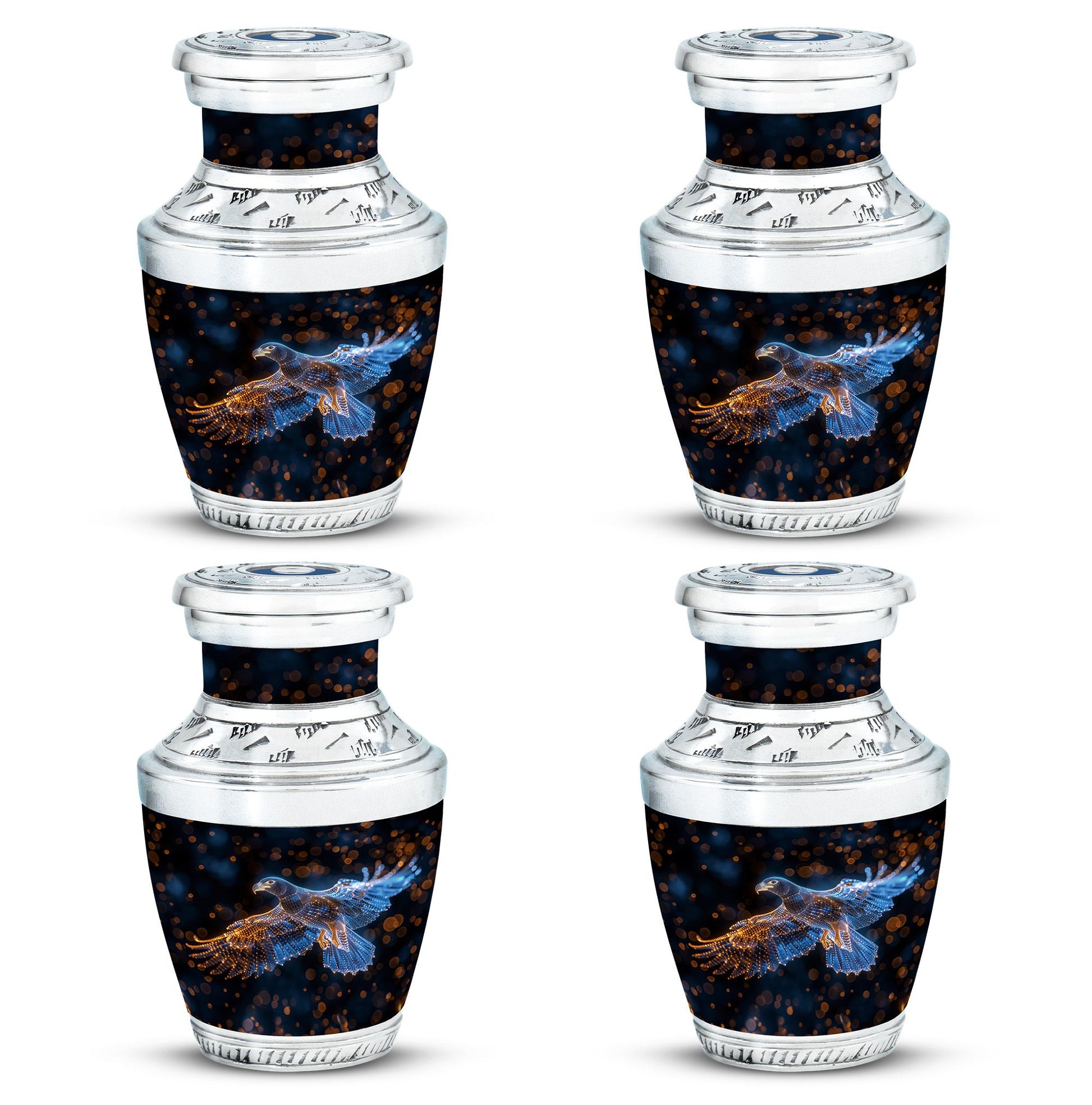 Eagle Theme 3 Inch Keepsake Pack of 4