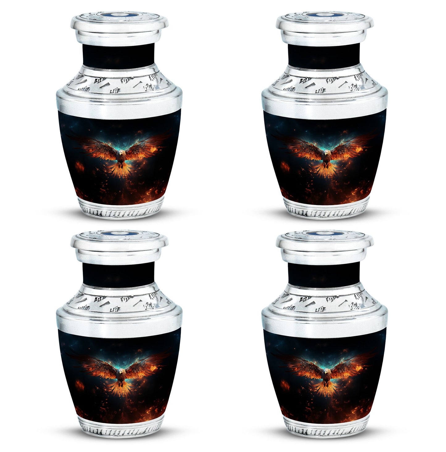 Eagle Theme 3 Inch Keepsake Pack of 4
