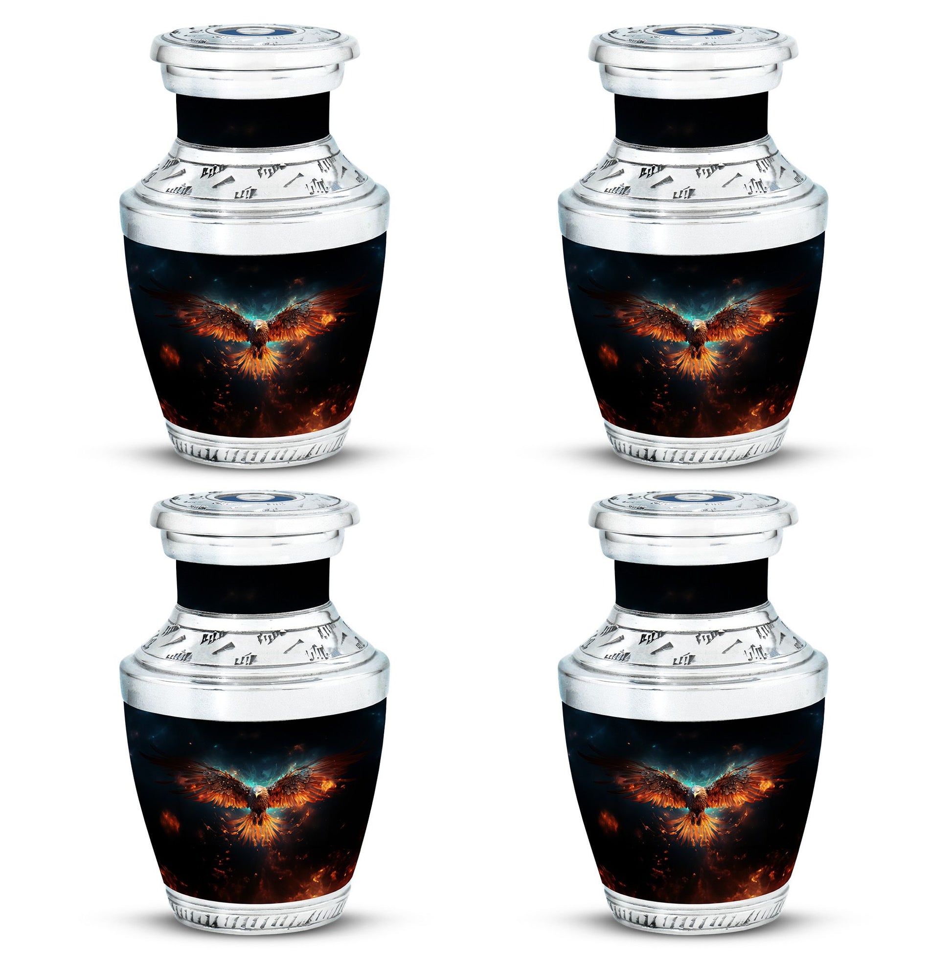 Eagle Theme 3 Inch Keepsake Pack of 4