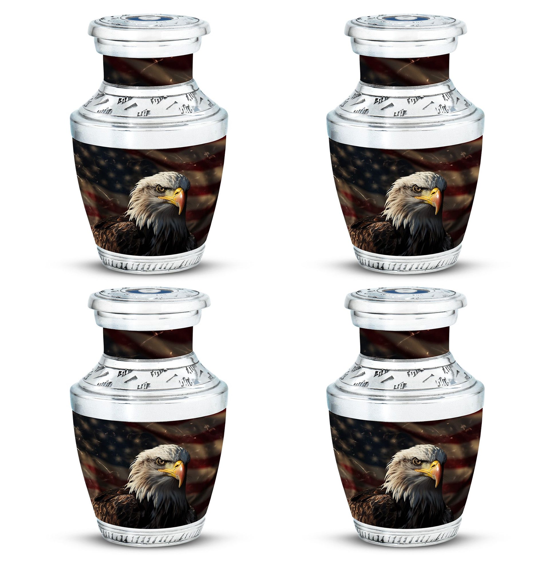 Eagle Theme 3 Inch Keepsake Pack of 4