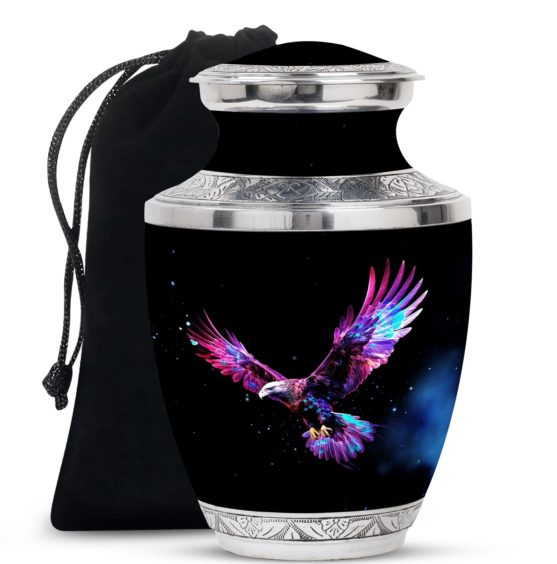 Eagle Theme Large Urn 10 Inch