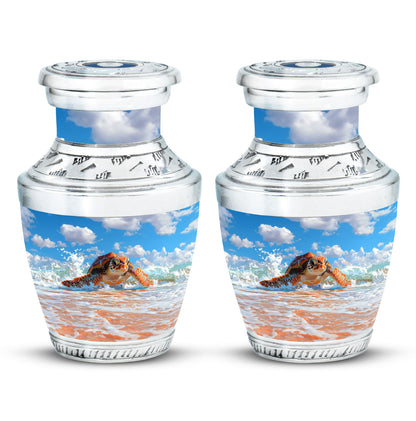 Turtle Theme 3 Inch Keepsake Pack of 2