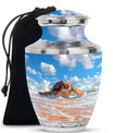 Turtle Theme Large Urn 10 Inch