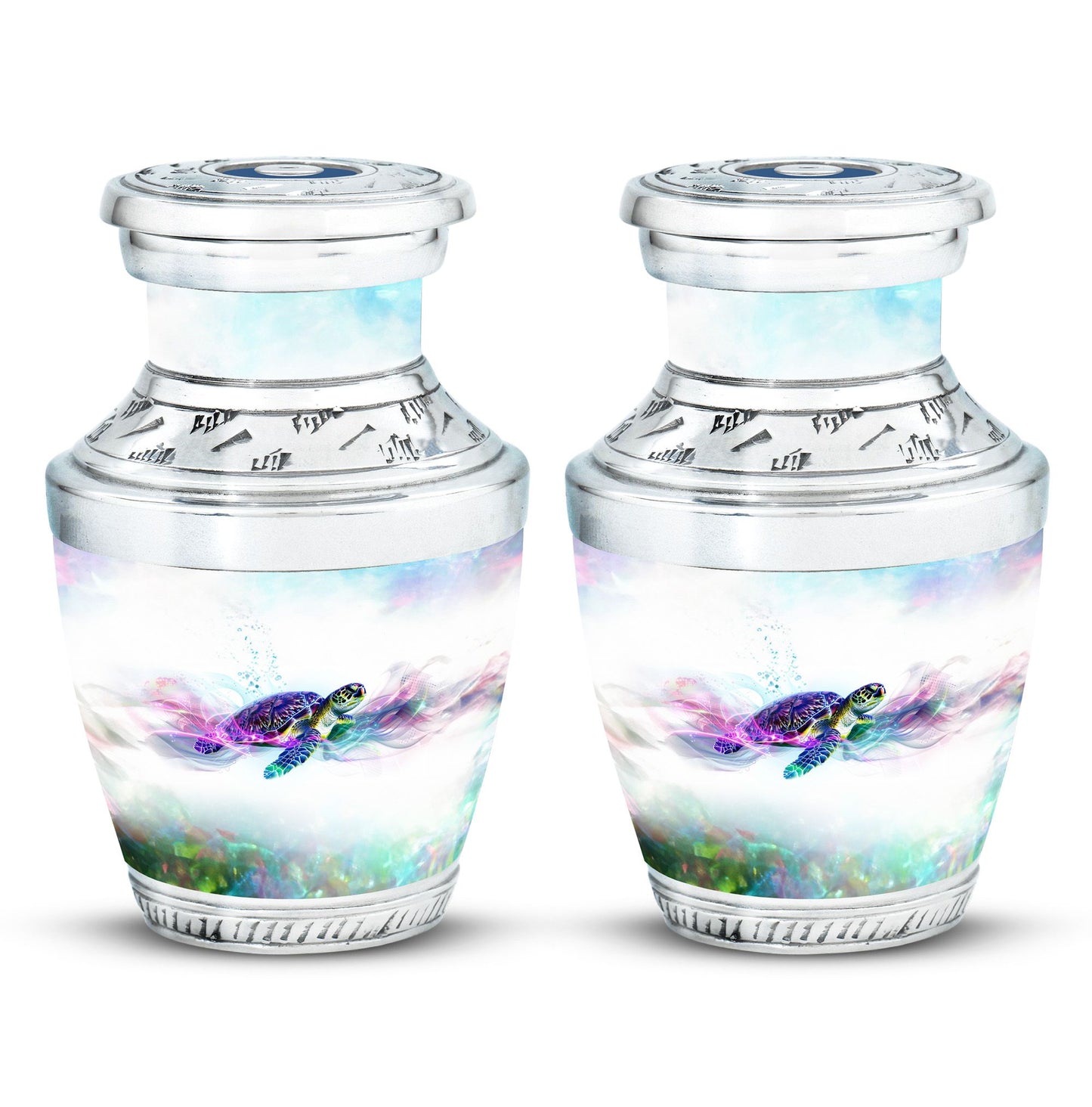 Turtle Theme 3 Inch Keepsake Pack of 2