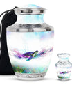 Turtle Theme Large Urn With 1 Keepsake Urn