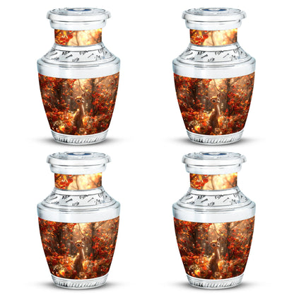 Deer Theme 3 Inch Keepsake Pack of 4