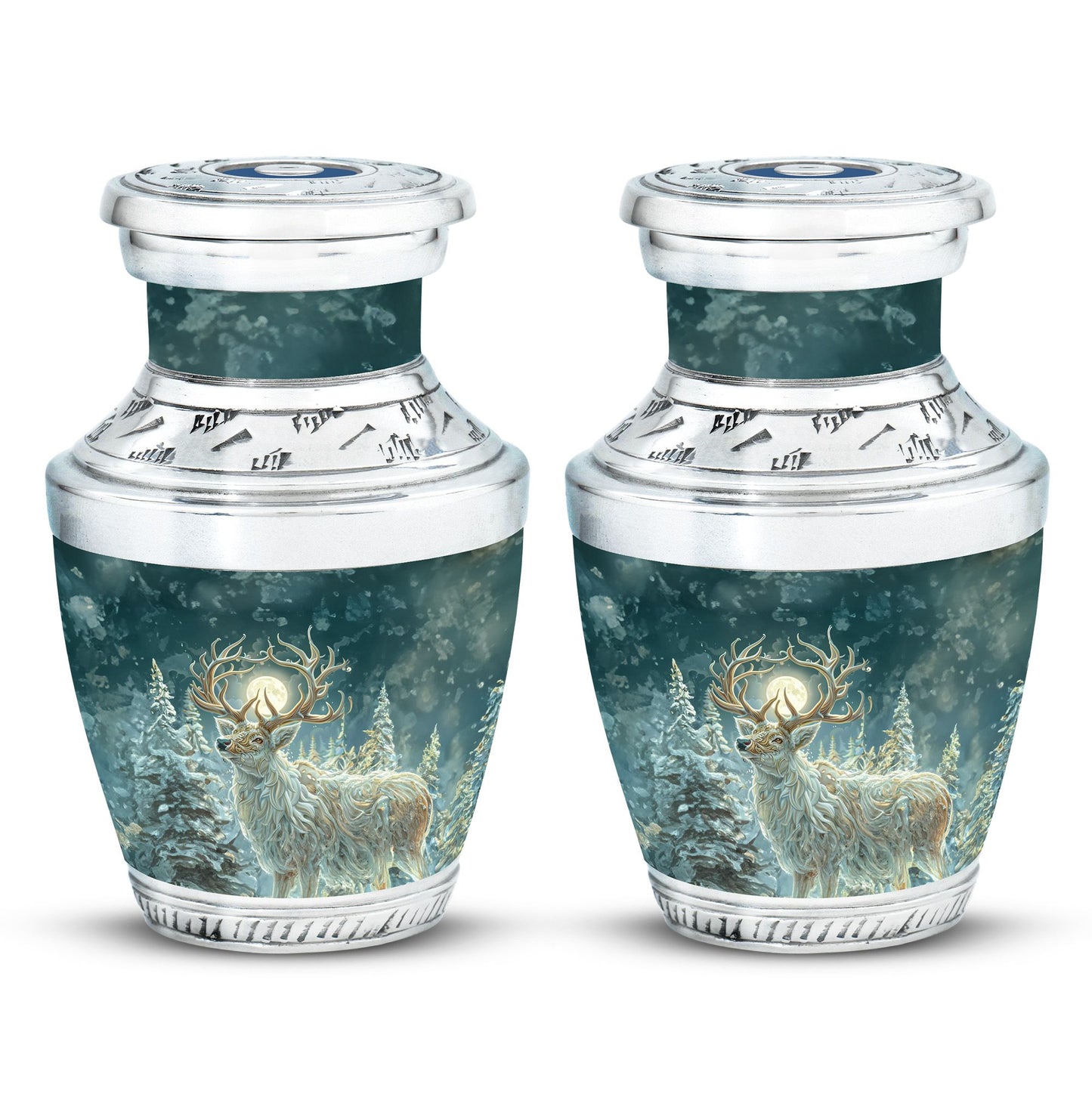 Deer Theme 3 Inch Keepsake Pack of 2