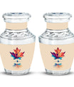Mapple Leaf Theme 3 Inch Keepsake Pack of 2
