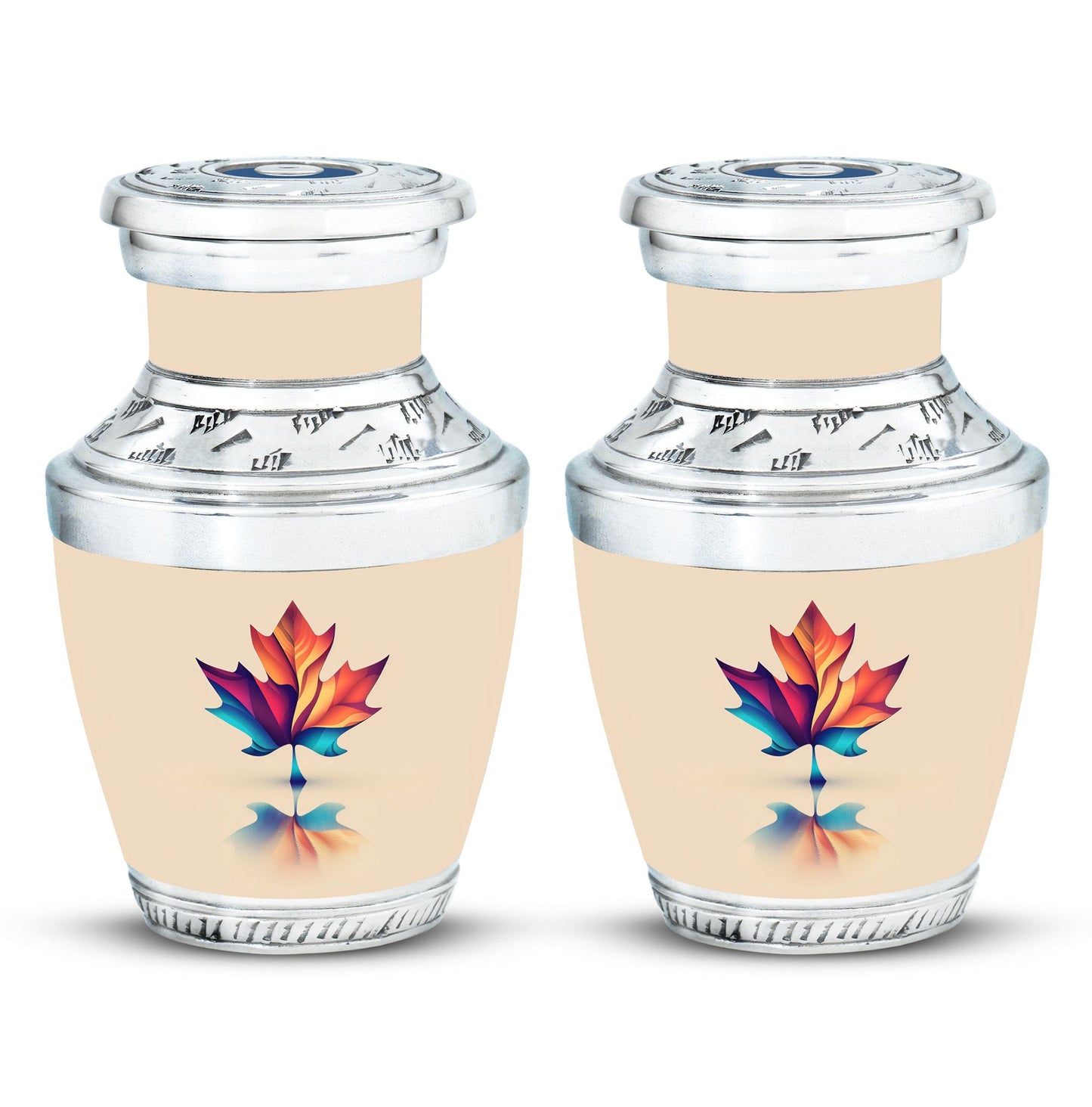 Mapple Leaf Theme 3 Inch Keepsake Pack of 2