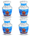 Mapple Leaf Theme 3 Inch Keepsake Pack of 4