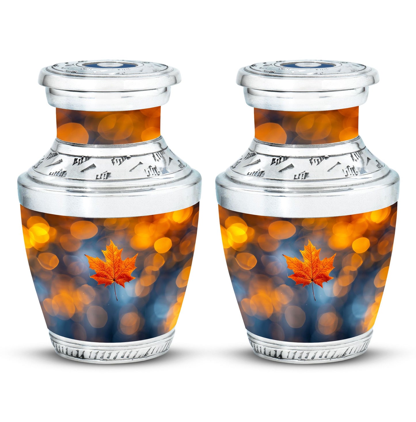 Mapple Leaf Theme 3 Inch Keepsake Pack of 2
