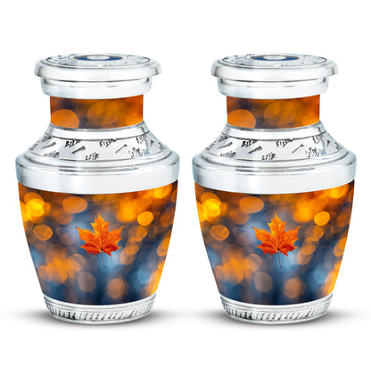 Mapple Leaf Theme 3 Inch Keepsake Pack of 2