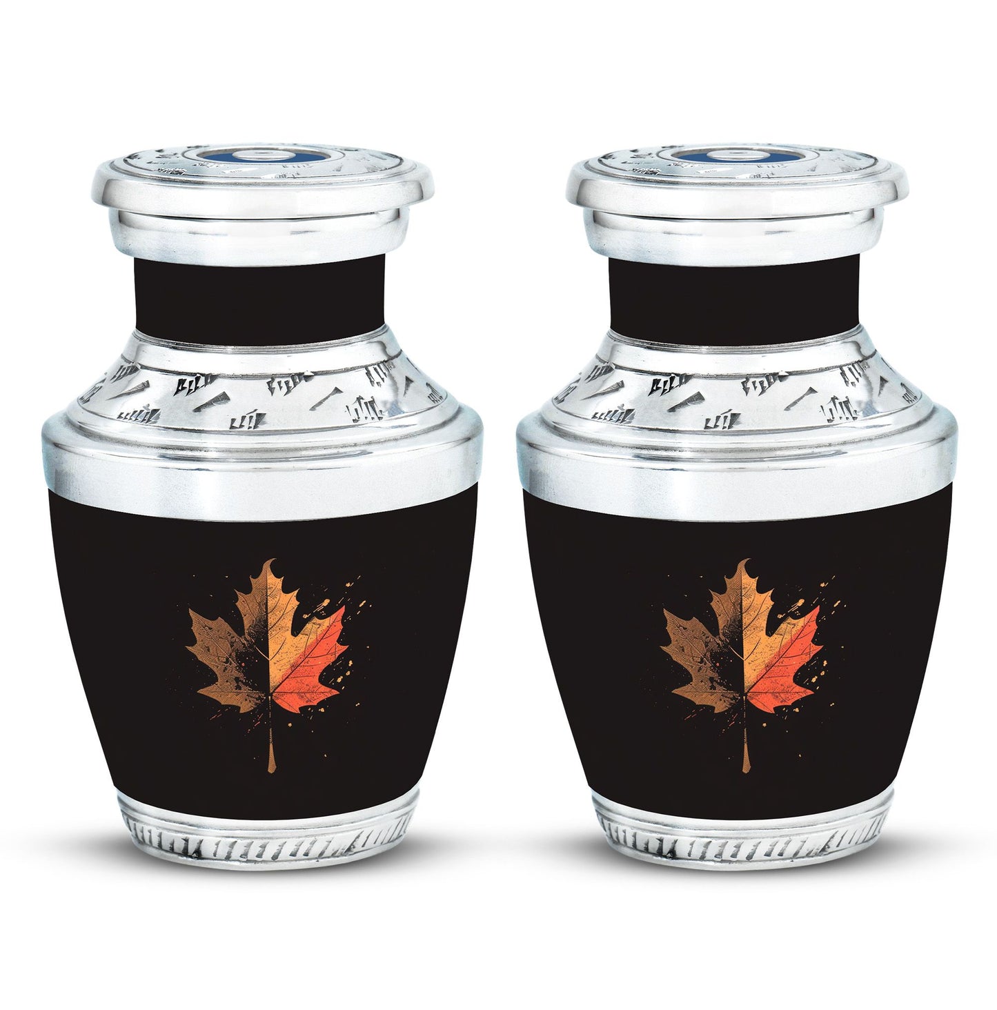 Mapple Leaf Theme 3 Inch Keepsake Pack of 2