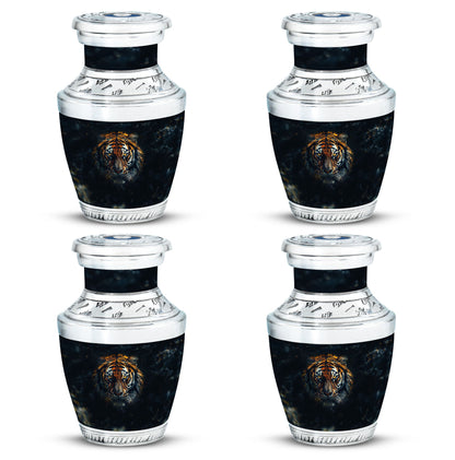 Tiger Theme 3 Inch Keepsake Pack of 4