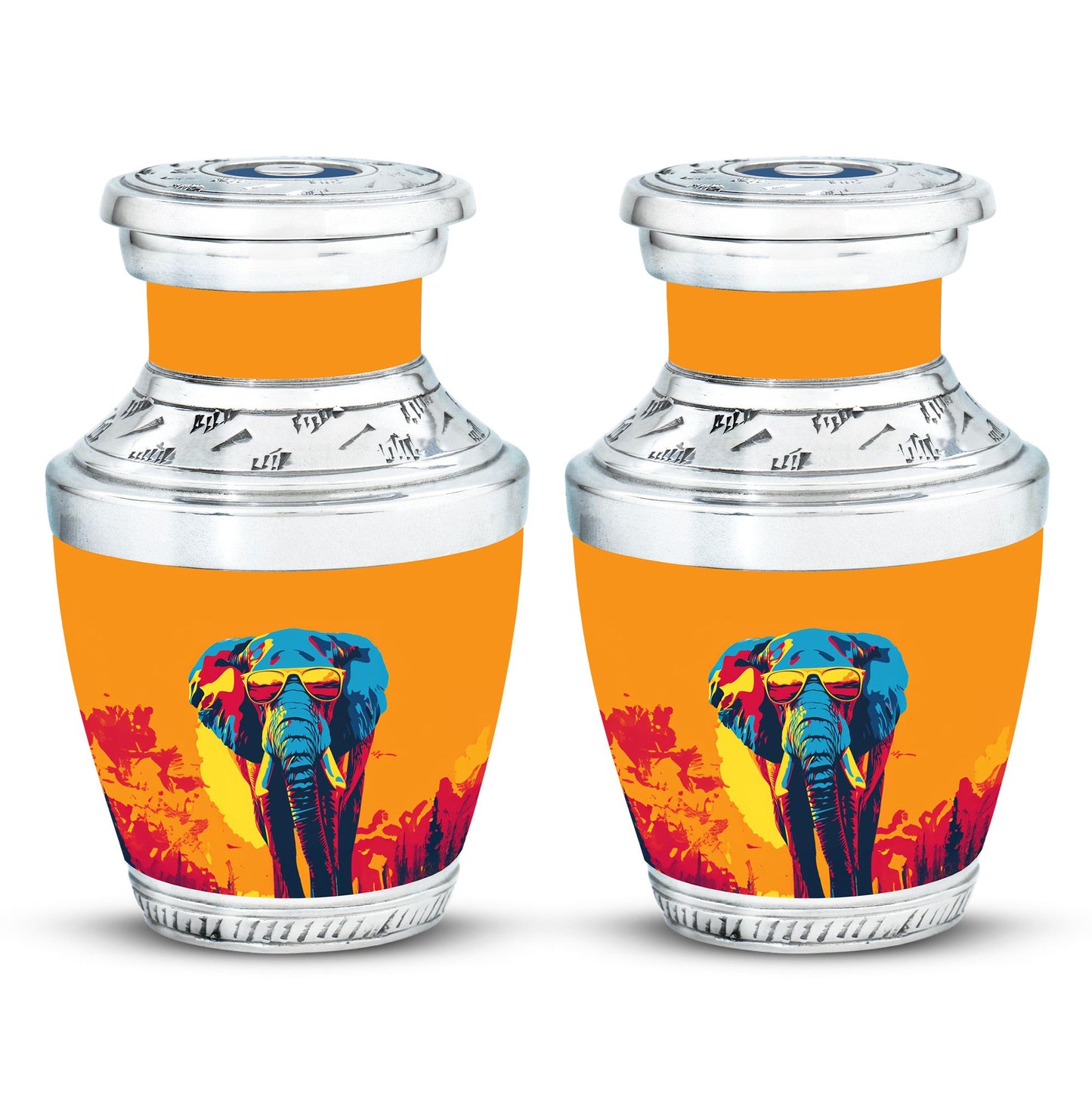 Elephant Theme 3 Inch Keepsake Pack of 2